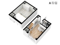 방학 신화 하니엘 시티, 공간효율 UP~ 눈에 띄는 복층형 오피스텔