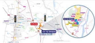 분양가 상한제 미적용 오포 더샵 센트럴 포레, 16일 견본주택 개관