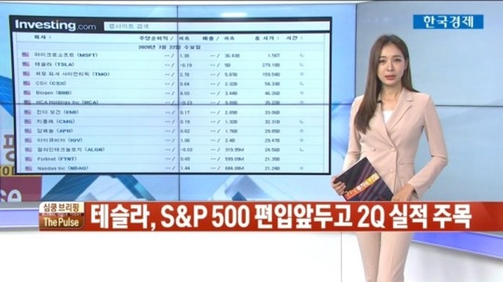 코로나19 후폭풍 속 테슬라 등 2Q 실적 발표 [인베스팅닷컴] | 포토뉴스