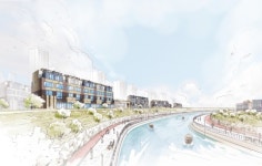 지역 명소 금빛수로 바로 앞 수변 프리미엄 김포한강신도시 범양레우스 라세느 주목