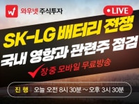 [와우넷 공개방송] SK-LG 배터리 전쟁, 국내 영향과 관련주 점검