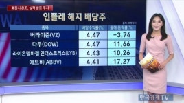 [월가 분석] 인플레 헤지 배당주 8