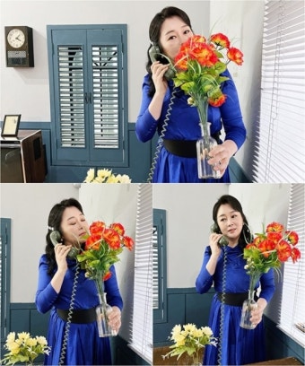윤사봉, 뮤지컬 ‘사랑의 불시착’ 프로필 촬영 비하인드 컷 공개…‘영애 동지’로 변신 중