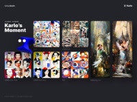 카카오브레인-아트투게더, AI 아티스트 칼로 전시회 개최