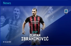 [오피셜] 클래스는 영원하다 즐라탄, 세리에A 10월 MVP 선정