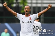 ‘득점왕’ 출신 前울산 주니오, 중국에서 8경기 4골 기록 중