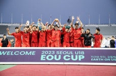 U-18 축구대표팀, 서울 EOU컵 국제청소년축구대회서 초대 챔피언 등극