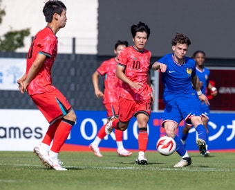 한국 U-21 선발팀, 개최국 프랑스에 0-1 패...모리스 레벨로 친선대회서 3연패