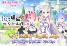 프린세스 커넥트, 리제로 컬래버레이션 캐릭터 출시