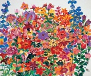 [문화 동서남북]고희 맞은 노작가, 꽃으로 회춘하다