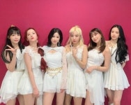 순백의 러블리..에이핑크, 음악중심 대기실 인증샷