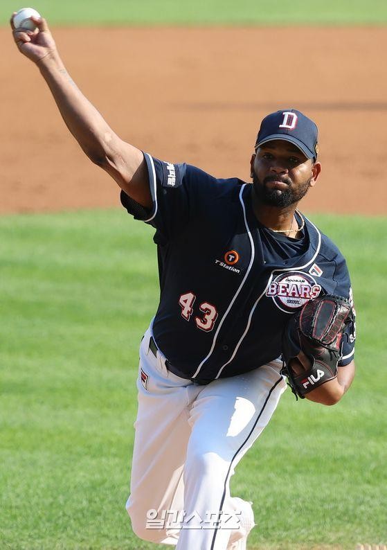 라울 알칸타라, 333일 만에 KBO 복귀전에서 승리 투수!