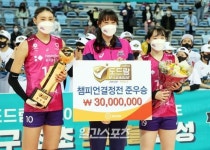 [포토]김연경 김세영 김미연, 흥국생명 준우승
