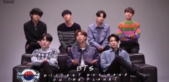 방탄소년단, 美시트콤 '프렌즈' 인터뷰 