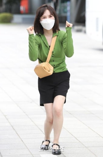 [포토]웬디, '힘을 내세요!'