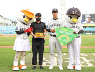 한화 김인환, 5월 넷째 주 조아제약 주간 MVP 선정