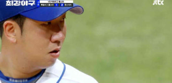 ‘최강야구’ 신재영, 볼넷 내주고 교체… 이대호 “고생했다”[TVis]