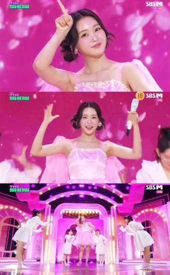 ‘더쇼’ 홍지윤, 신곡 ‘촉이와요’ 무대 최초 공개…‘트롯 바비’ 진가