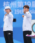 여자 양궁 단체전 7연패 탈성, 임시현 3관왕 도전···안산과 결승전 [항저우 2022]