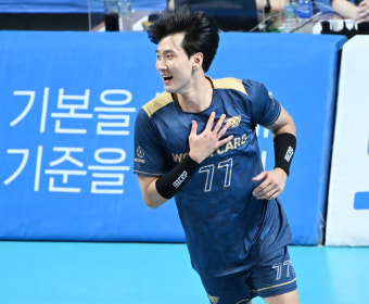 주포 마테이 시즌 아웃에도 4연승, 하루만에 선두 되찾은 우리카드의 위기탈출