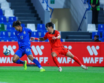 황선홍 없는 U-23 대표팀, 태국 1-0 제압…조현택 결승골, 유럽파 배준호·김민우 데뷔