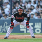 출루율 3위 문성주 창기 형을 따라잡겠다. 솔직힌 그건 어렵고···