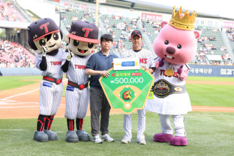 LG 유영찬, 4월 둘째 주 조아제약 주간 MVP 수상
