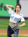 [포토] 정규리, 시구도 예쁘게