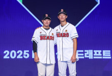집에서 보다 허겁지겁...두산 2R 최민석 
