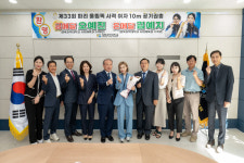 파리올림픽 은메달리스트 김예지, 모교 경북과학대학교 방문