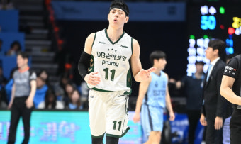 ‘필준용’ 켐바오 36점 대활약…소노, DB 꺾고 4연패 탈출