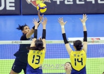 [포토]실바, 블로킹 틈을 노려