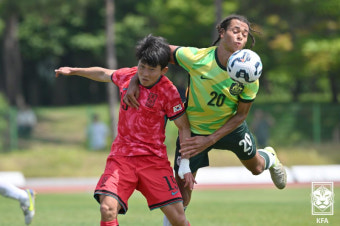 이민성호 U-22 대표팀, 호주와 비공개 평가전 0-2 패…2연전 1무 1패