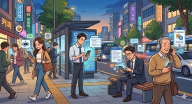 스마트폰 10대 중 9대는 AI 탑재…한국인 절반, 한 달에 2시간 AI와 대화