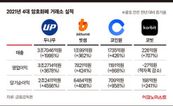 ‘폭풍성장’ 4대 코인 거래소…다음 먹거리는 NFT·메타버스