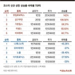 증시 하락장에도 코스닥 새내기주 20개 평균수익률 27.5%