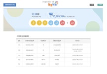 1134회 로또 1등 번호 3·7·9·13·19·24…보너스 번호 23