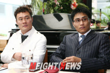 복싱 세계챔프 한자리에 나란히 앉아