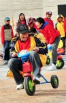 [포토뉴스] 세발자전거 타고 동심으로