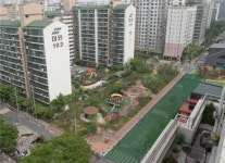문래동 영문초등학교 앞 녹지공간으로 탈바꿈