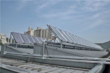 동대문체육관에 태양열 시설 설치