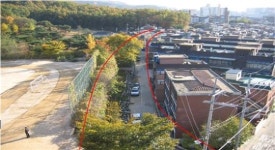 금천 남부여성발전센터~은행나무길 도로 개설