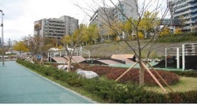 중랑천변 수변 경관 좋아졌다