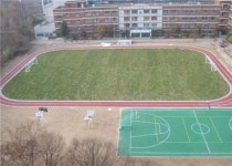 서초구, 언남중학교에 천연잔디 운동장 조성