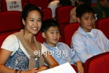 [포토]강주은, '남편 응원 왔어요'