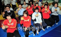 [포토]여자 레슬링 전용 체육관을 위하여