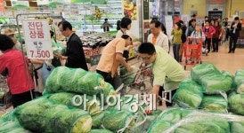 [포토] '인기 좋은 중국산 배추~'