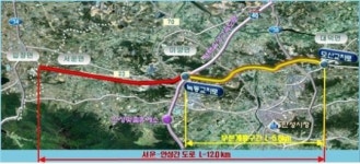 서운~안성간 도로 확포장공사 조기 임시 개통
