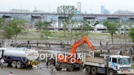 [포토] 제모습 찾아가는 한강시민공원