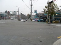 남부순환로 개봉1동사거리 옹벽 철거